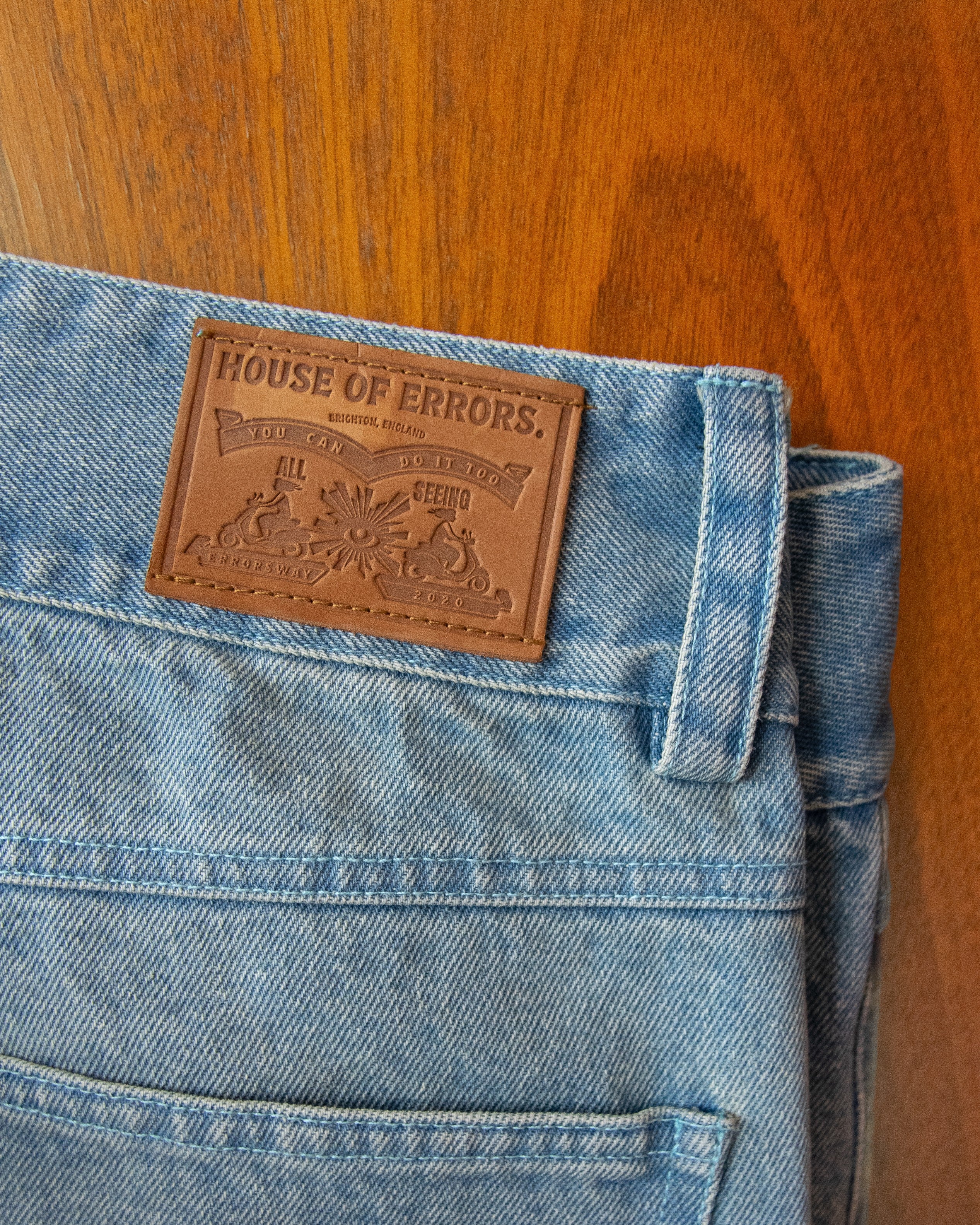 ERRORS EXPRESS EMBROIDERED JEANS - Image 4