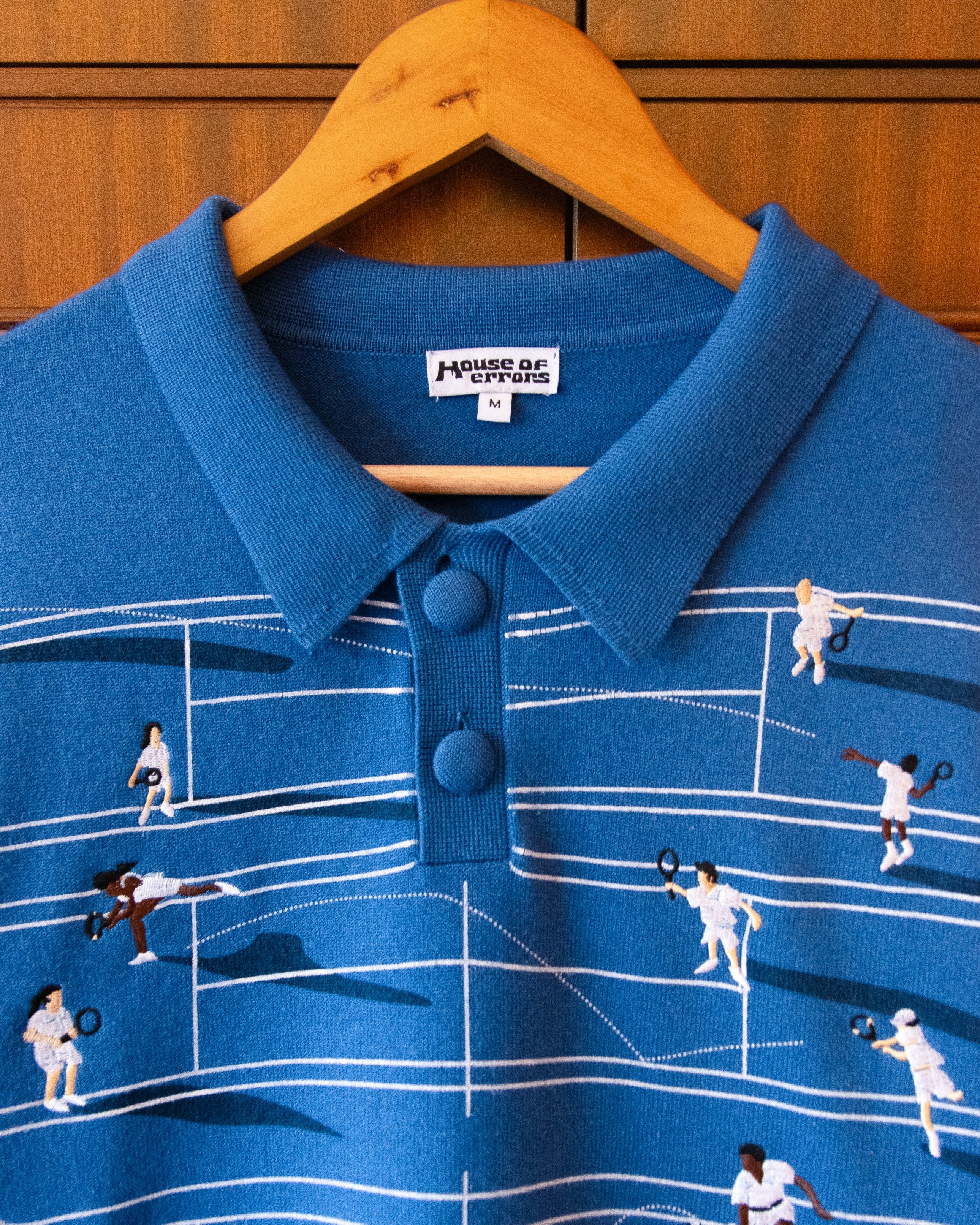 FINE KNIT TENNIS SWEATER - ASPHALT - Image 4