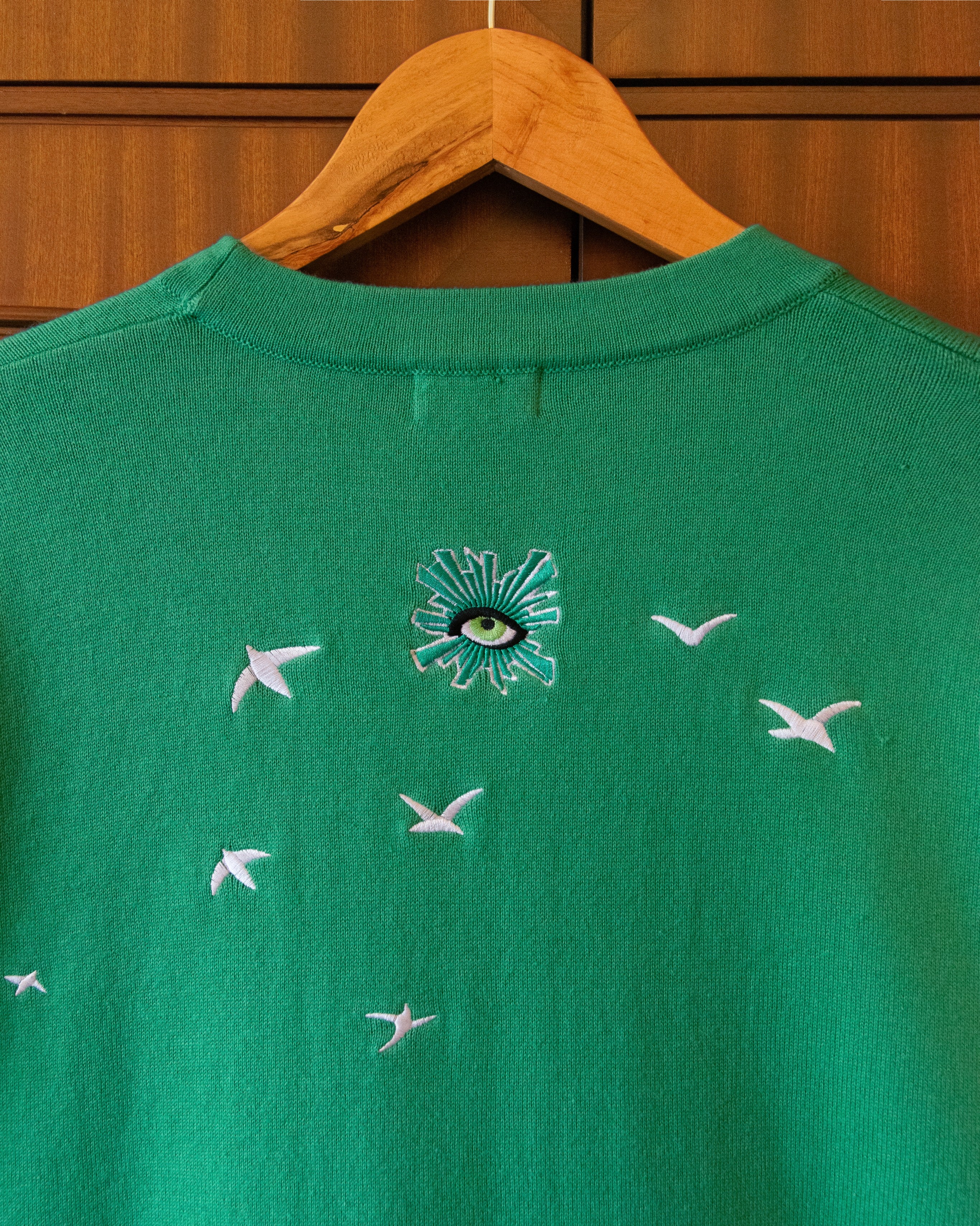KNITTED COTTON BIKE RIDE TEE - Image 3