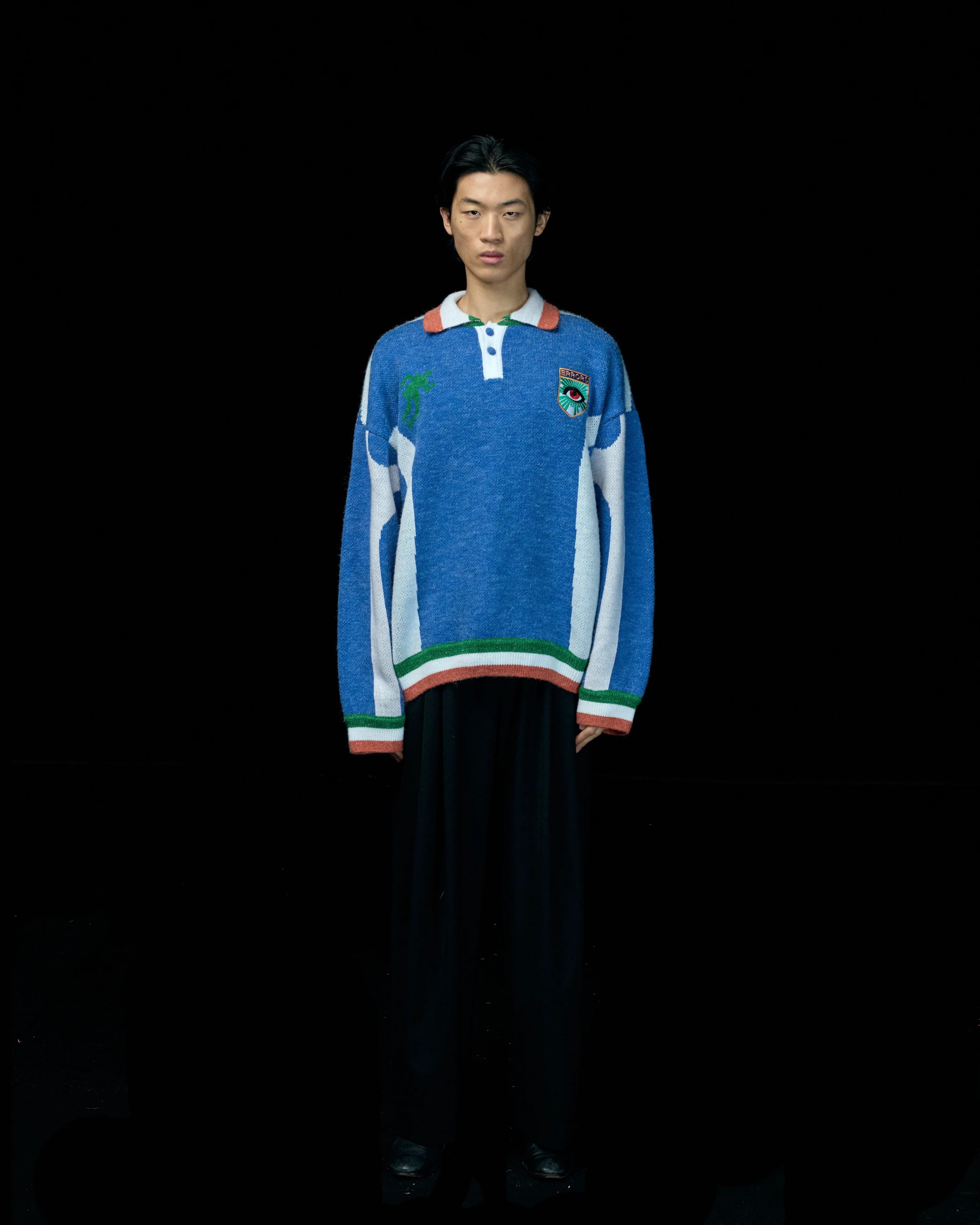 KNITTED FOOTBALL JUMPER - ITALIA - Image 3