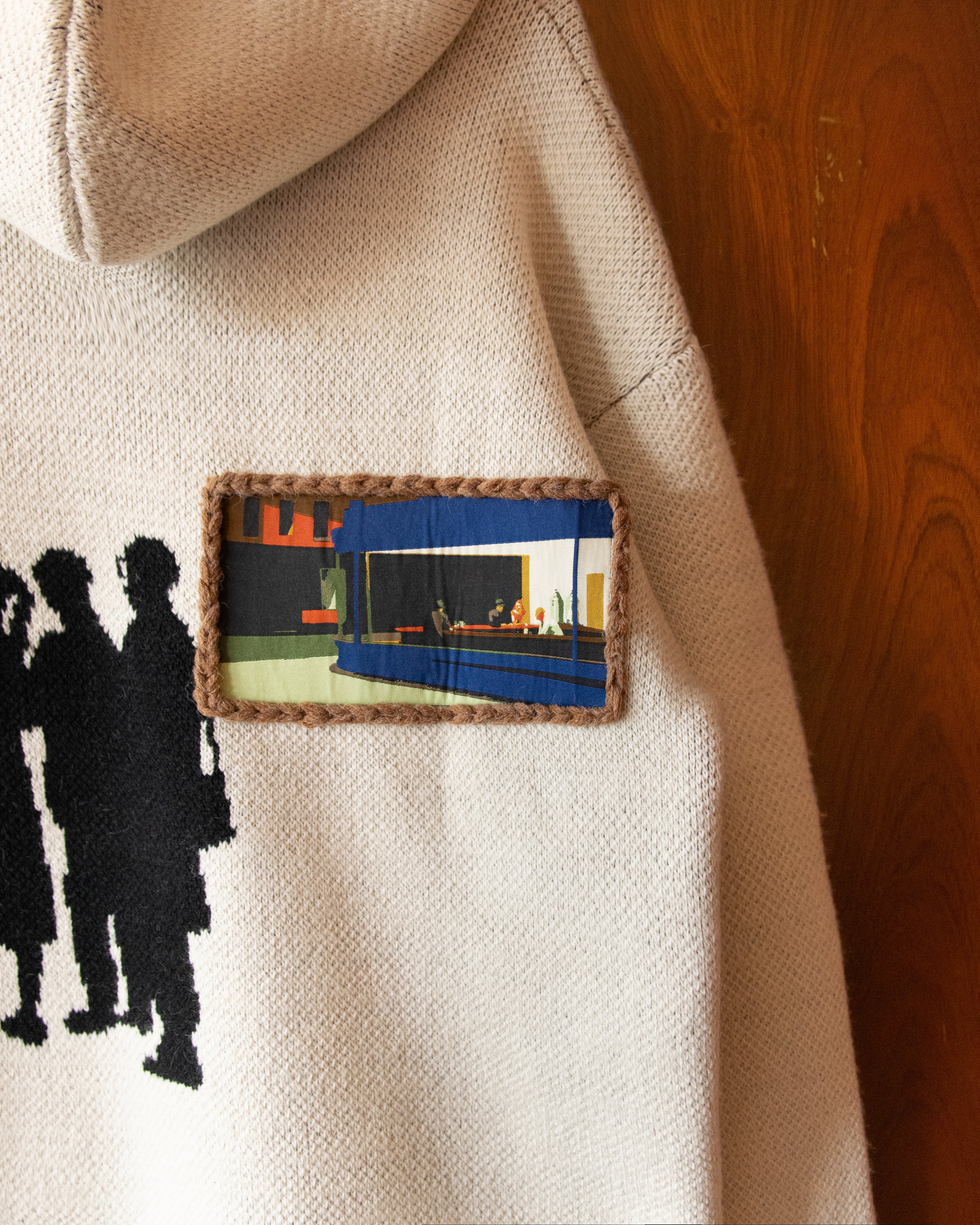 KNITTED GALLERY HOODIE - Image 5