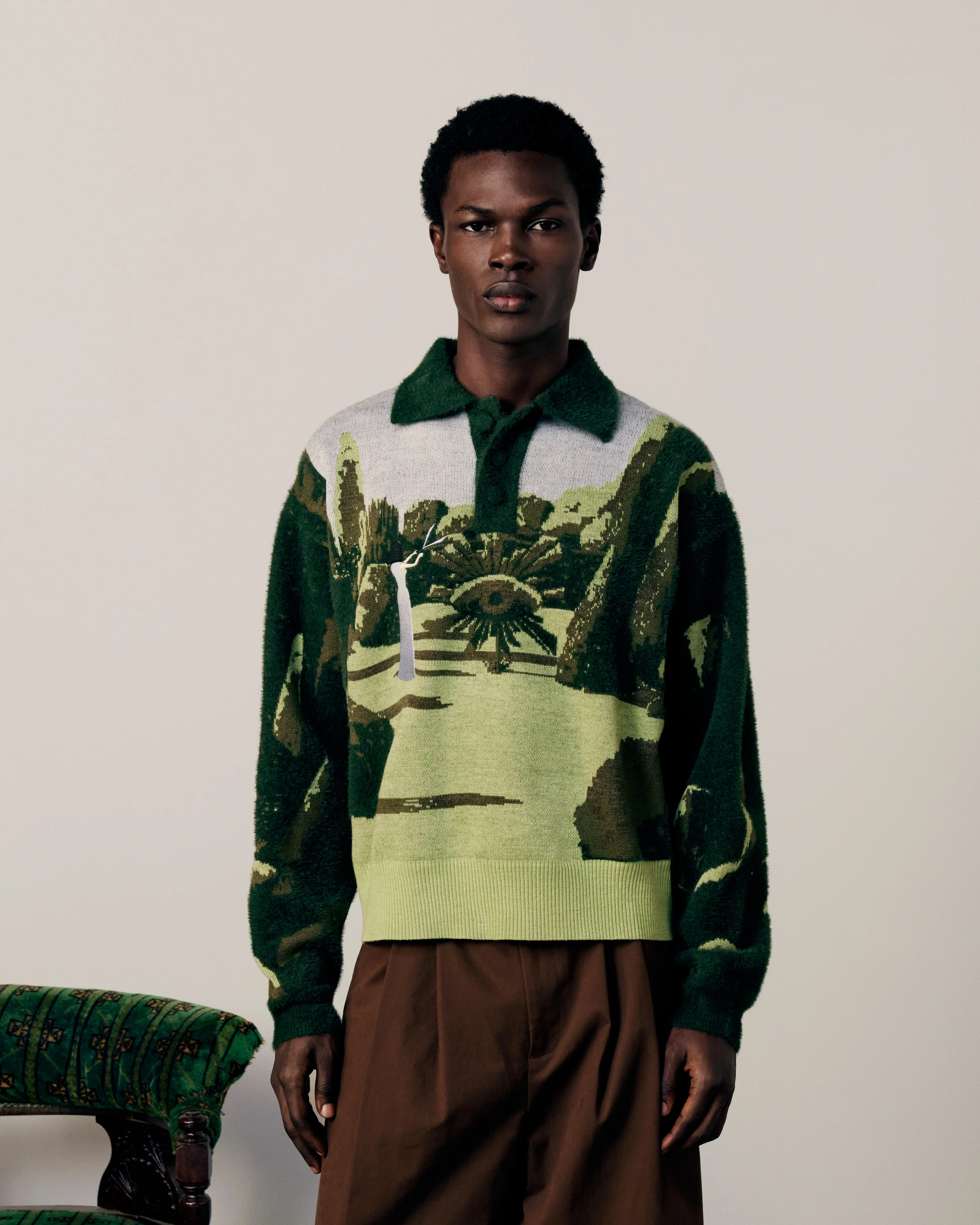KNITTED GARDEN SWEATER - Image 7
