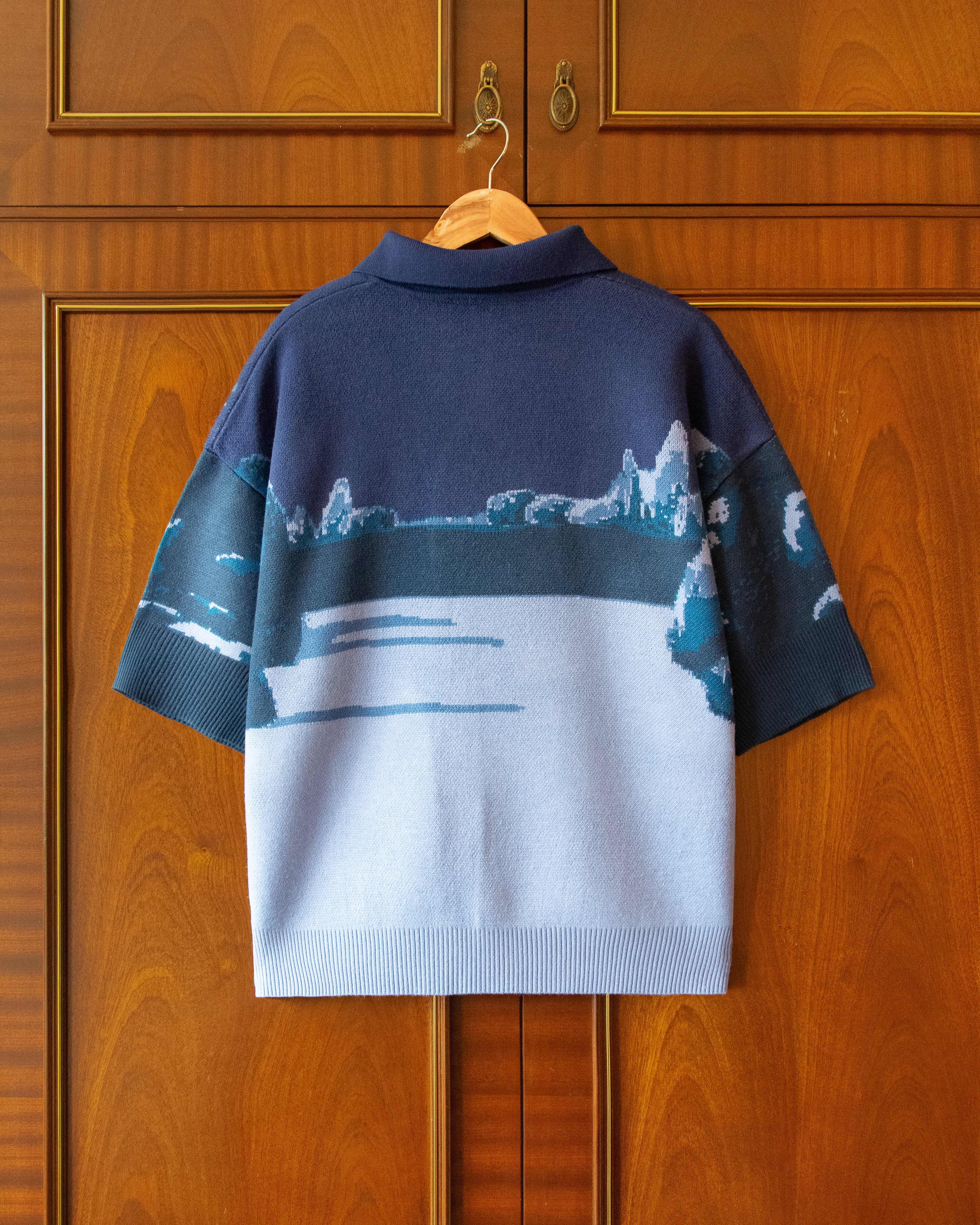 KNITTED NIGHT GARDEN POLO - Image 3