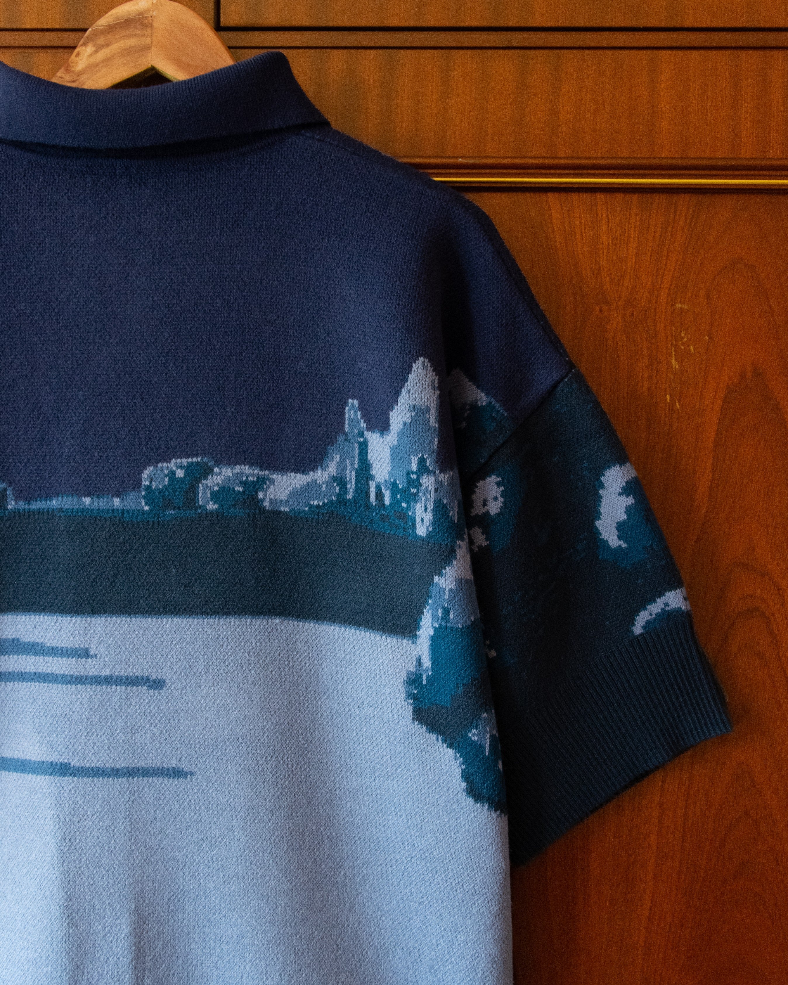 KNITTED NIGHT GARDEN POLO - Image 5
