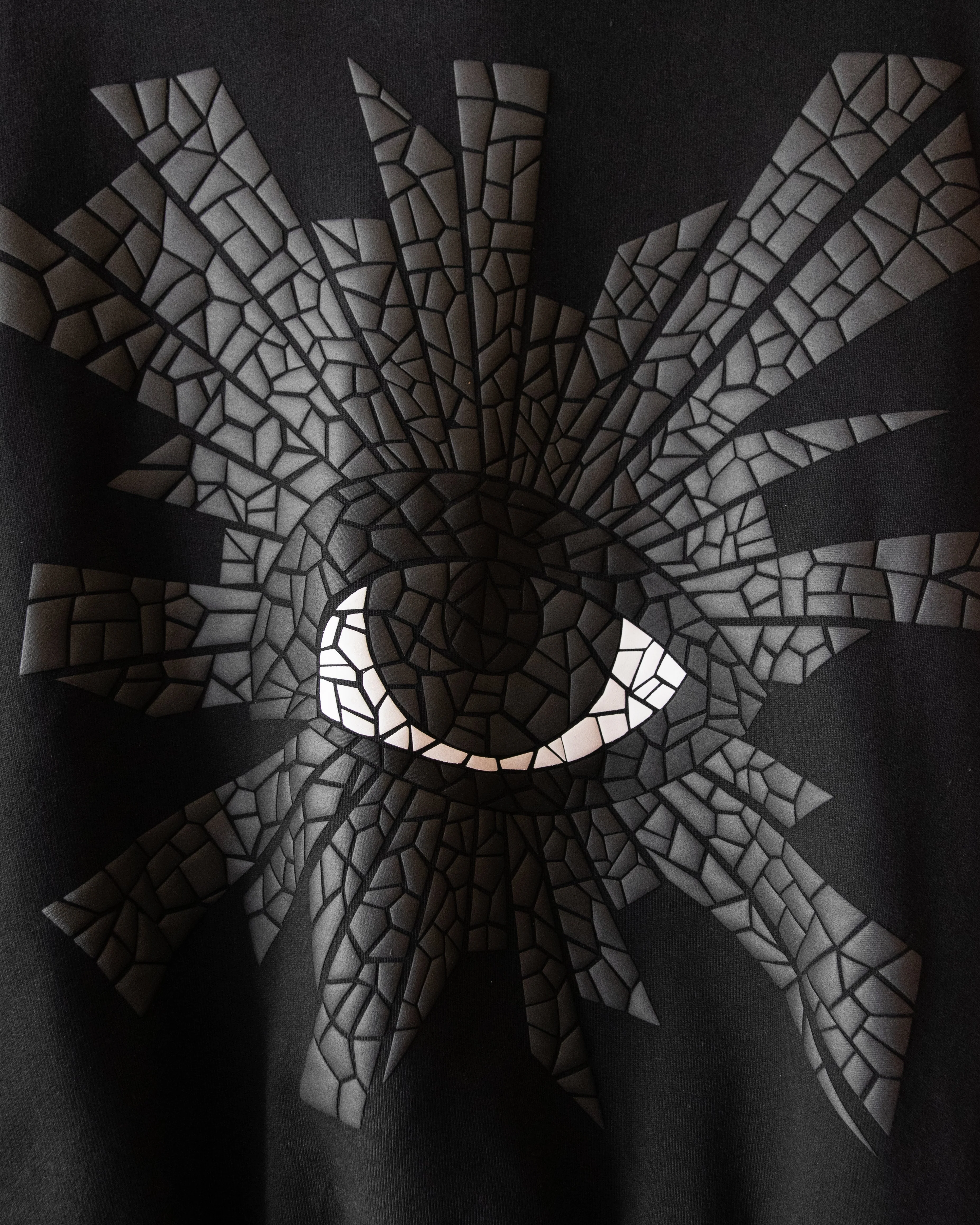 MOSAIC ALL-SEEING HOODIE IN BLACK - Image 4