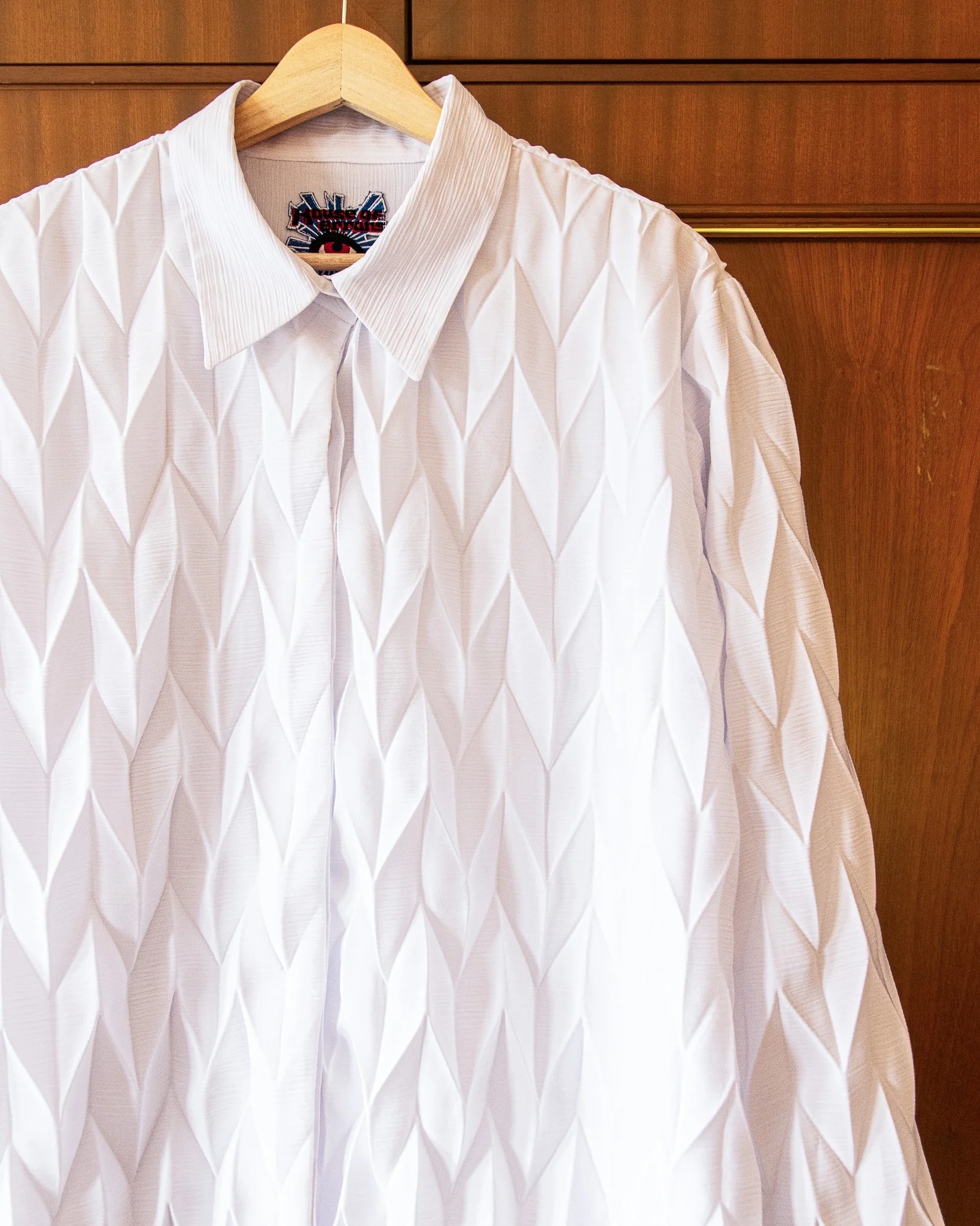 PLEATED CREPE SHIRT - Image 6