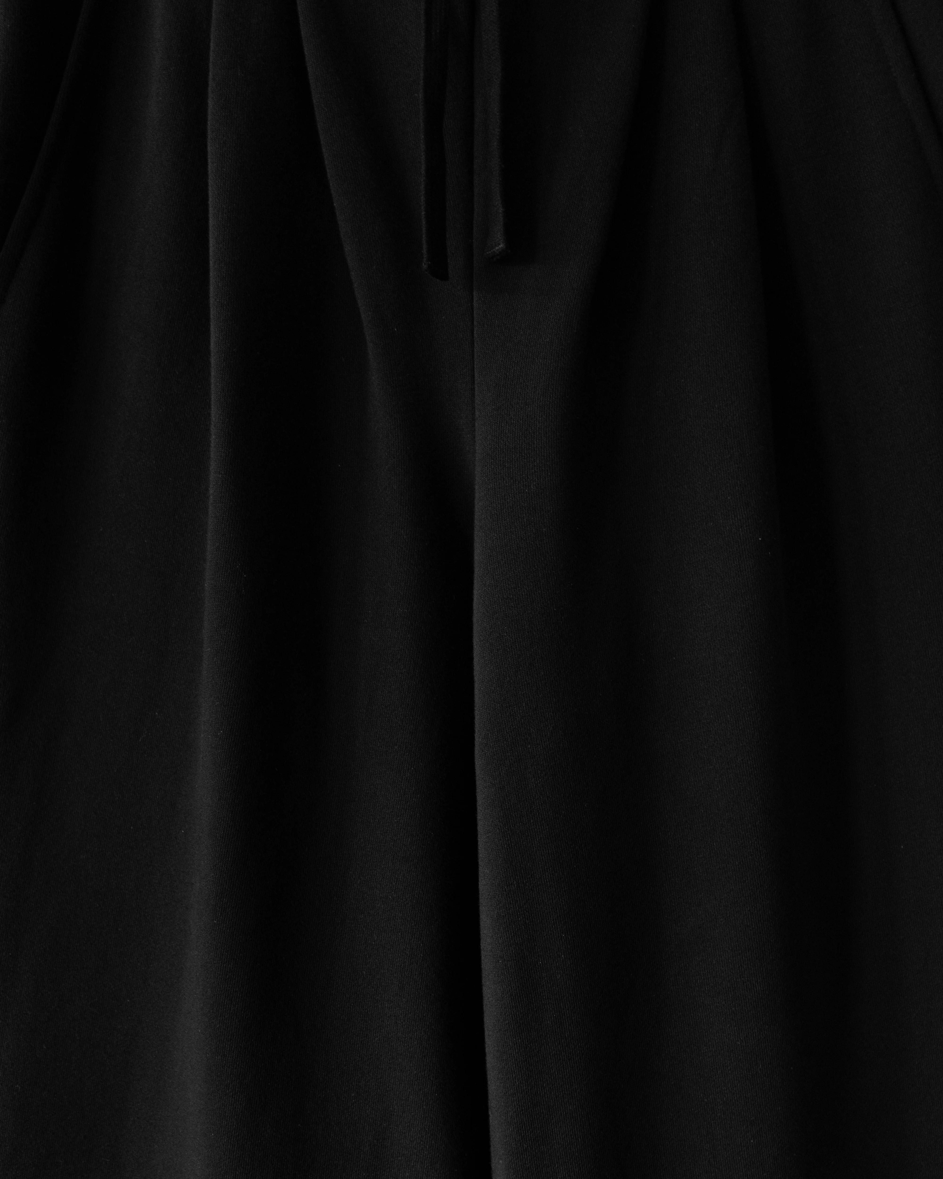 PLEATED JOGGERS IN BLACK - Image 4