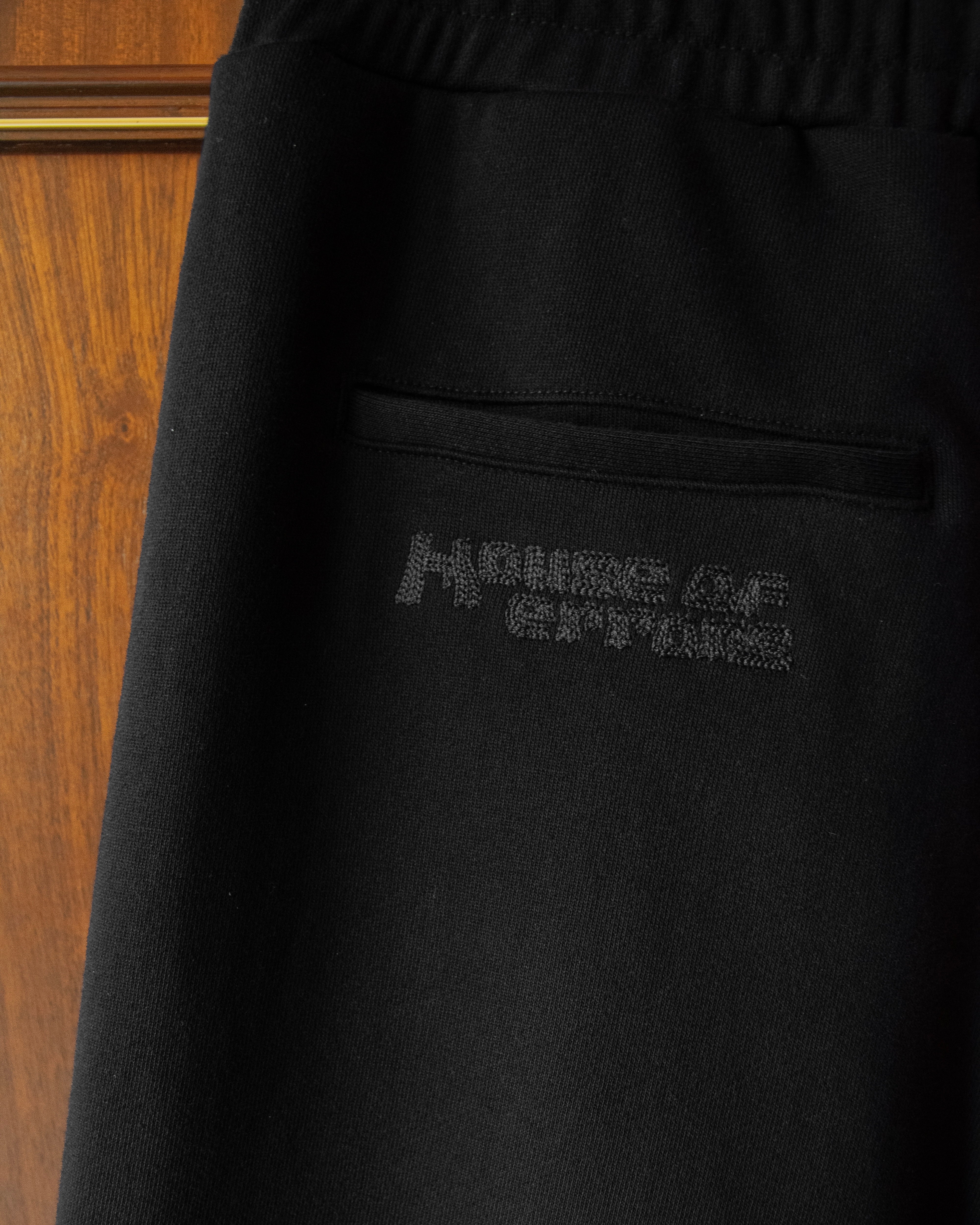 PLEATED JOGGERS IN BLACK - Image 5