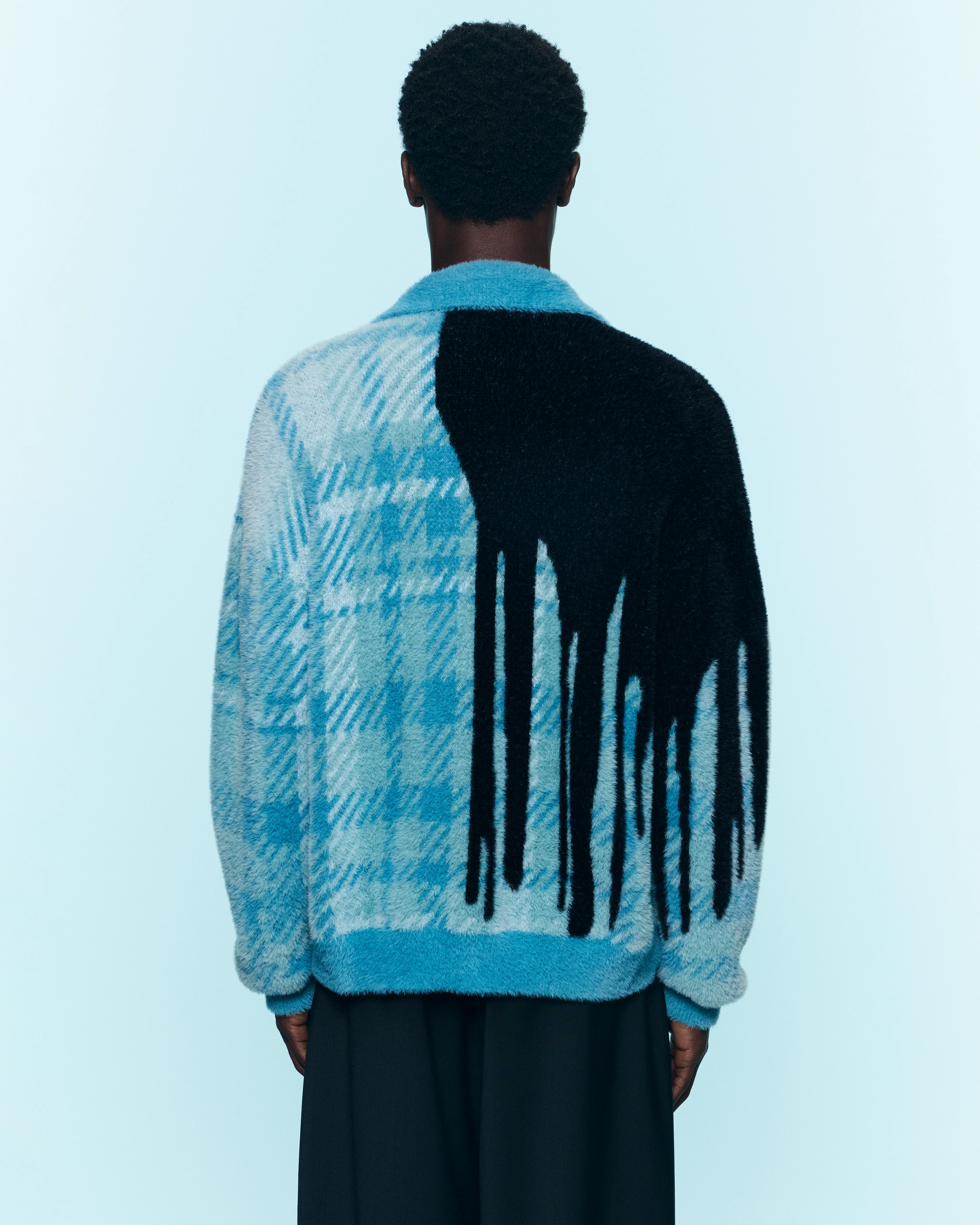 SHAGGY KNITTED CARDIGAN - Image 4