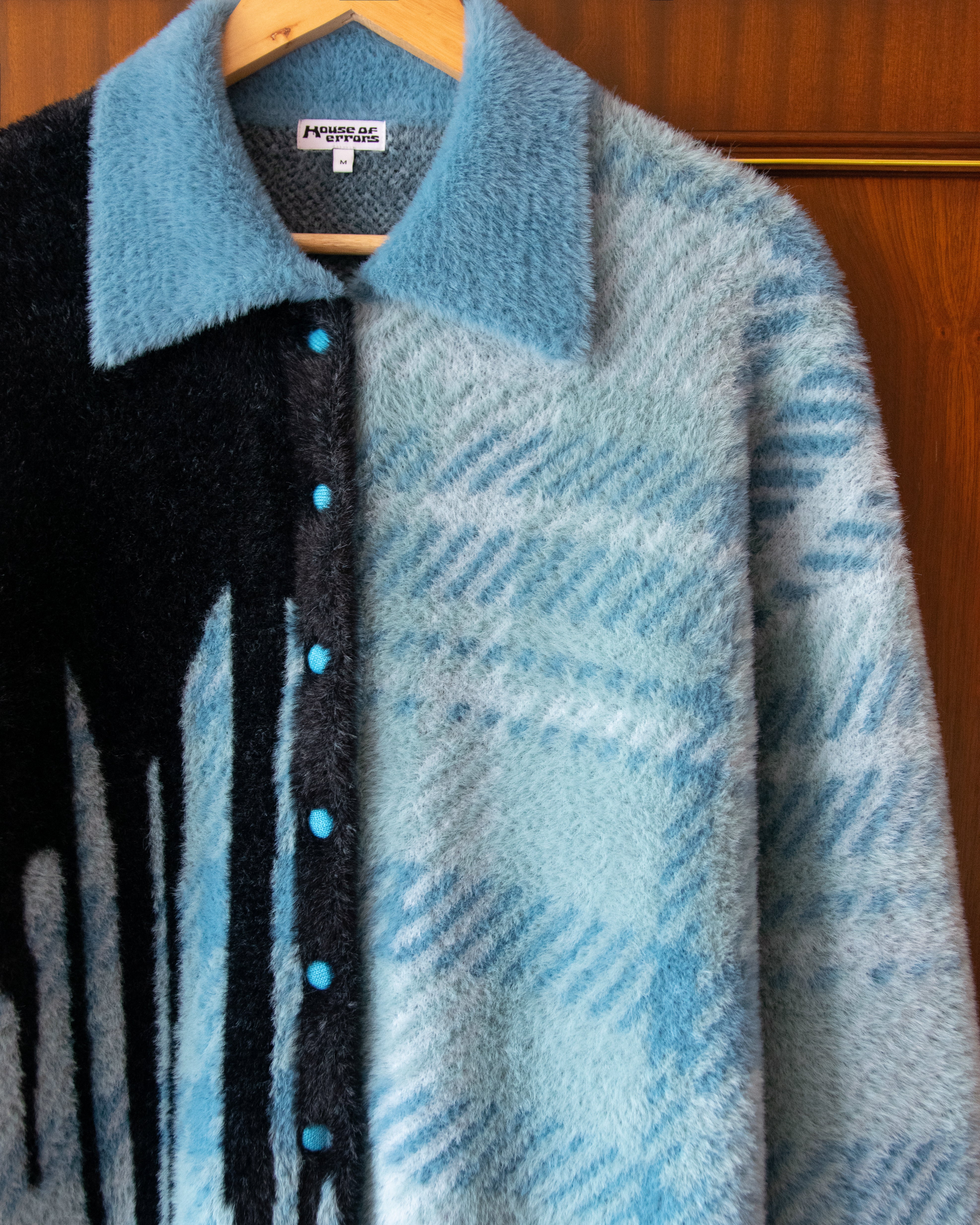 SHAGGY KNITTED CARDIGAN - Image 5