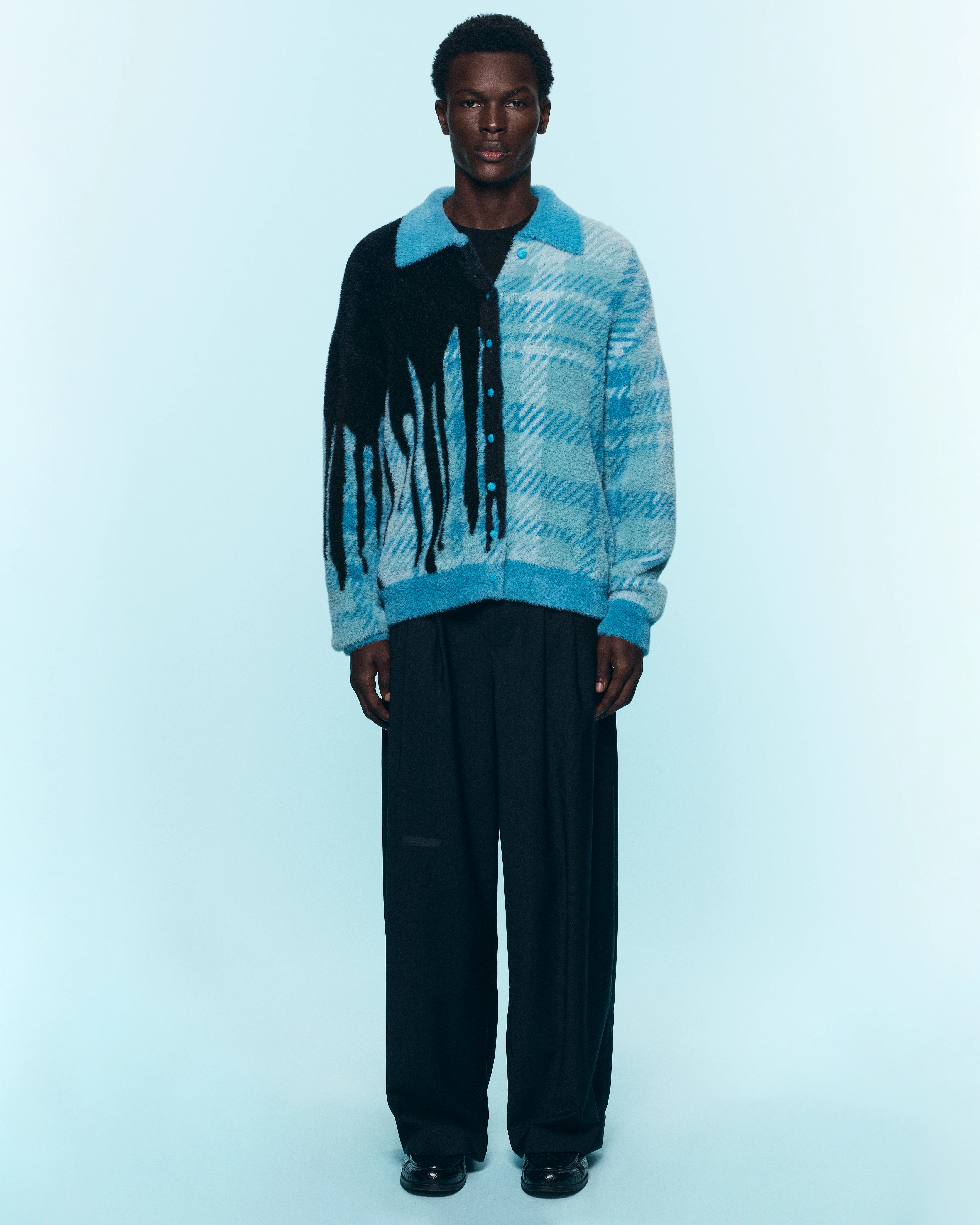 SHAGGY KNITTED CARDIGAN - Image 8
