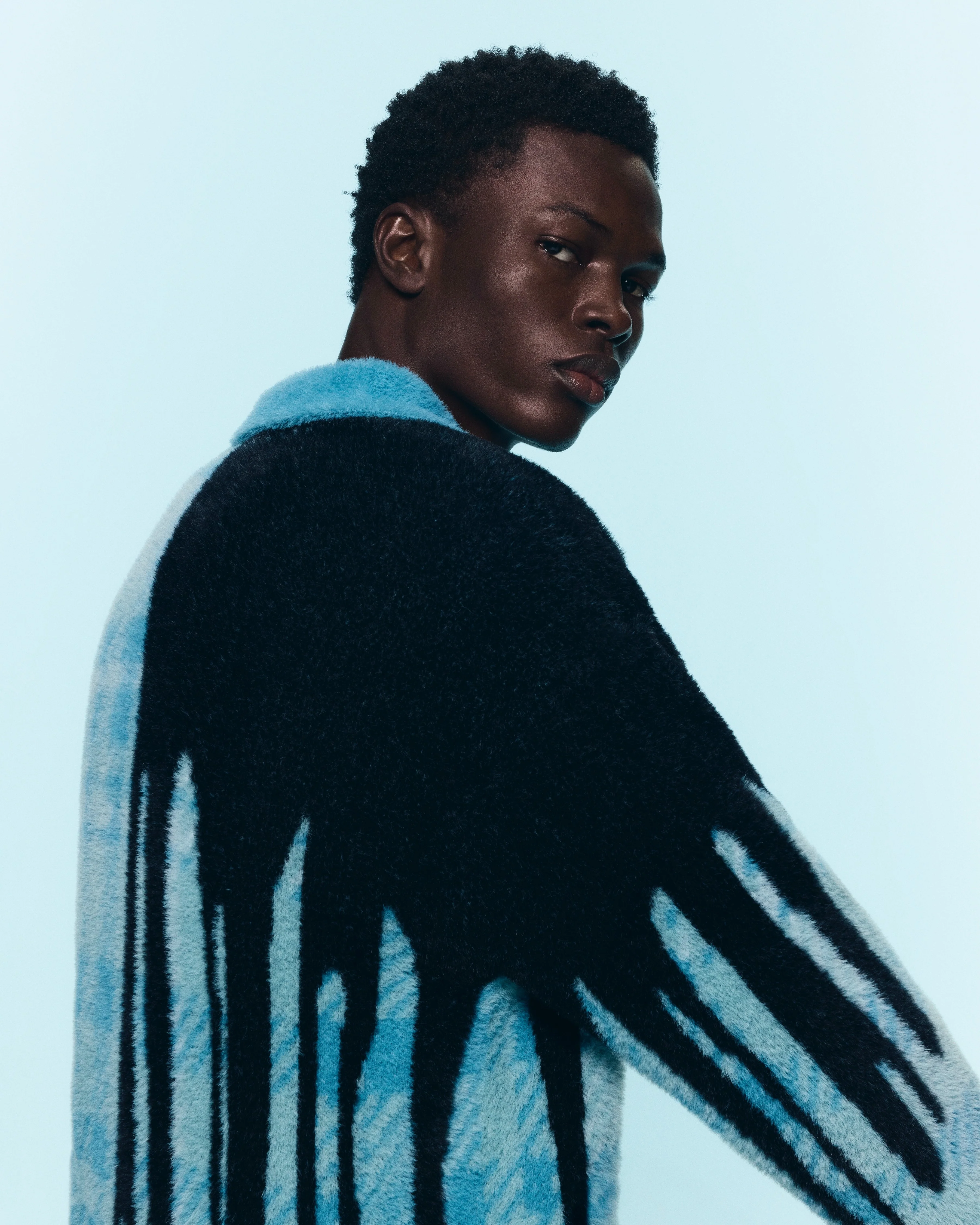 SHAGGY KNITTED CARDIGAN - Image 9