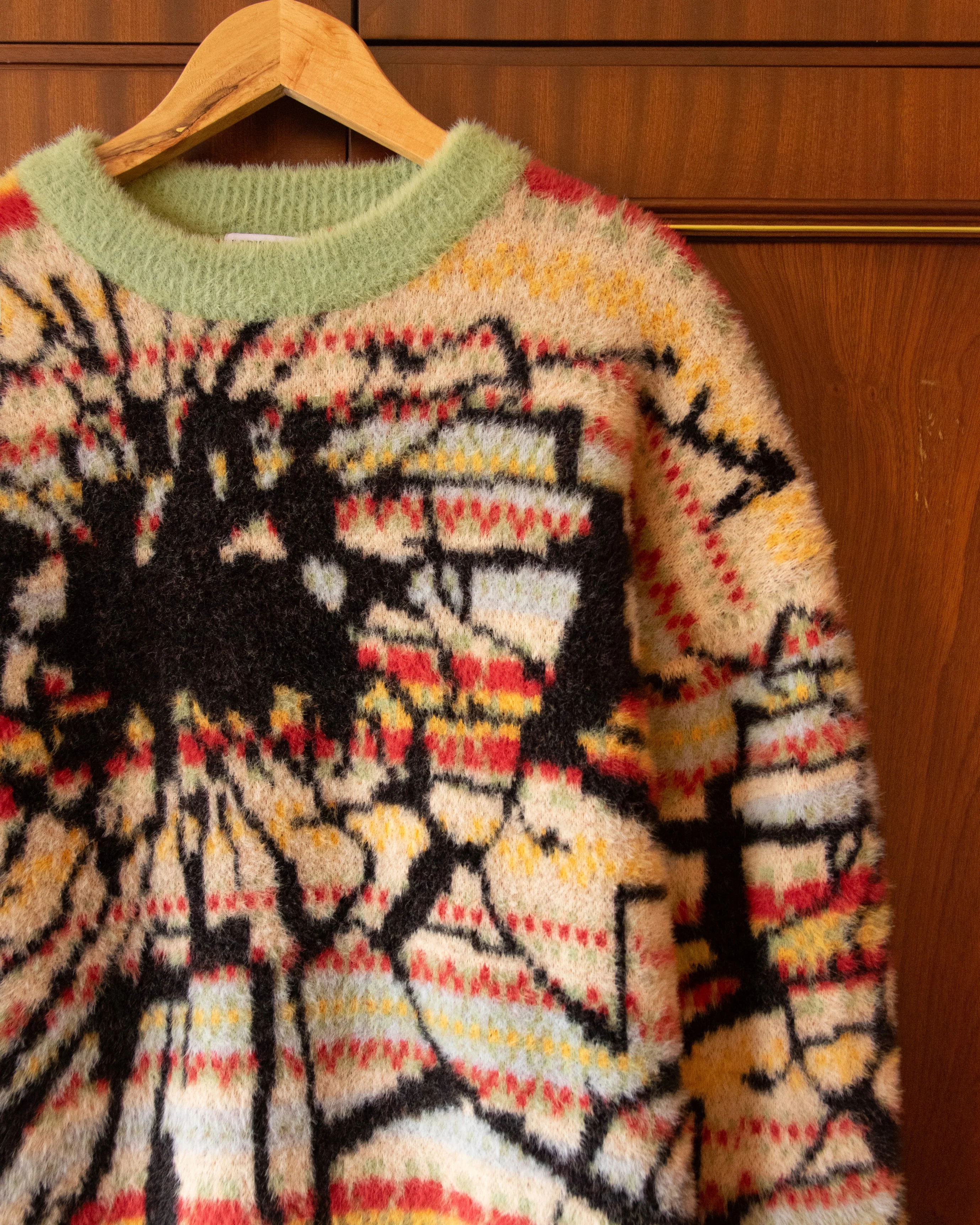SHAGGY KNITTED CHRISTMAS JUMPER - Image 3