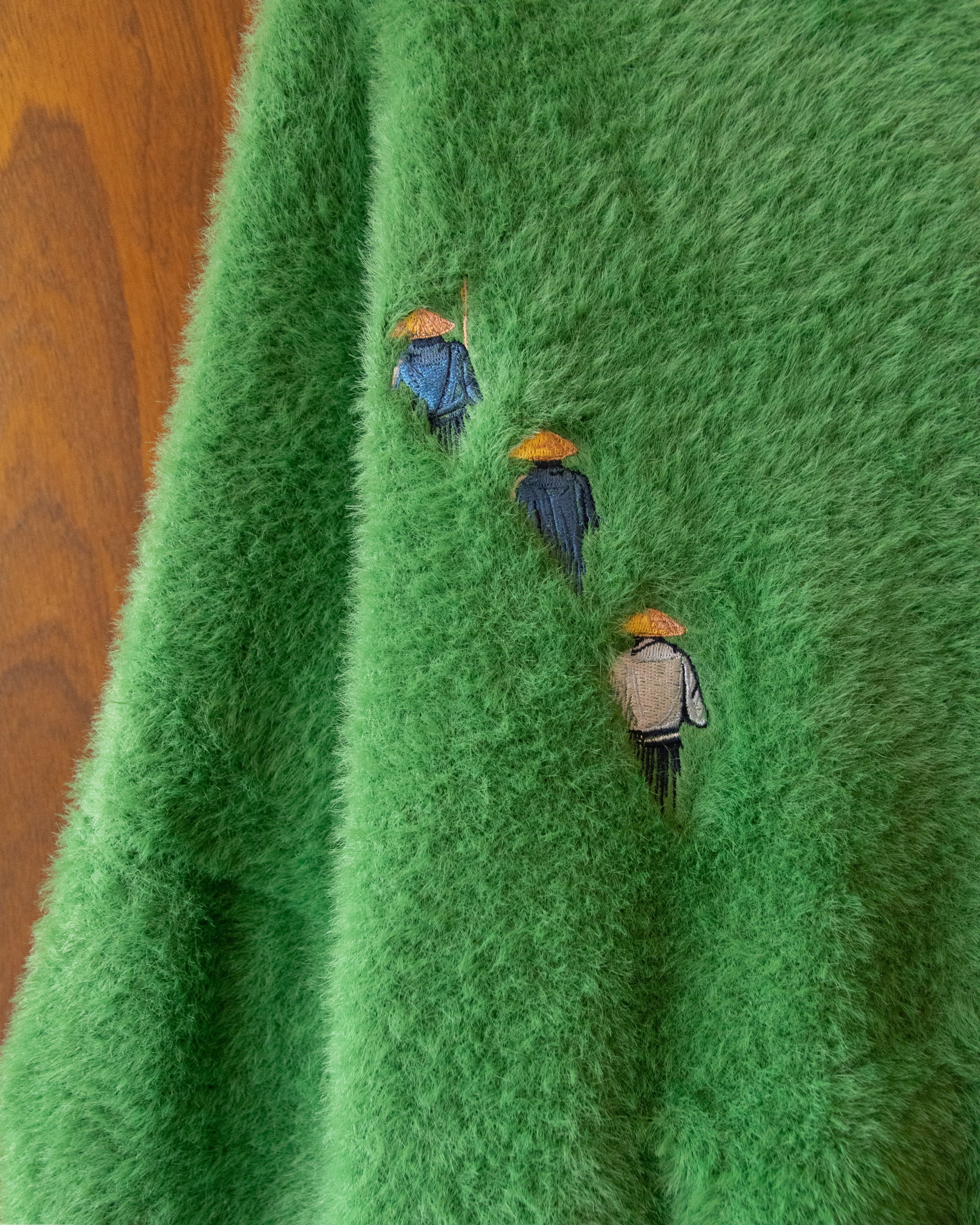 SHAGGY KNITTED EXPLORERS HOODIE - Image 6