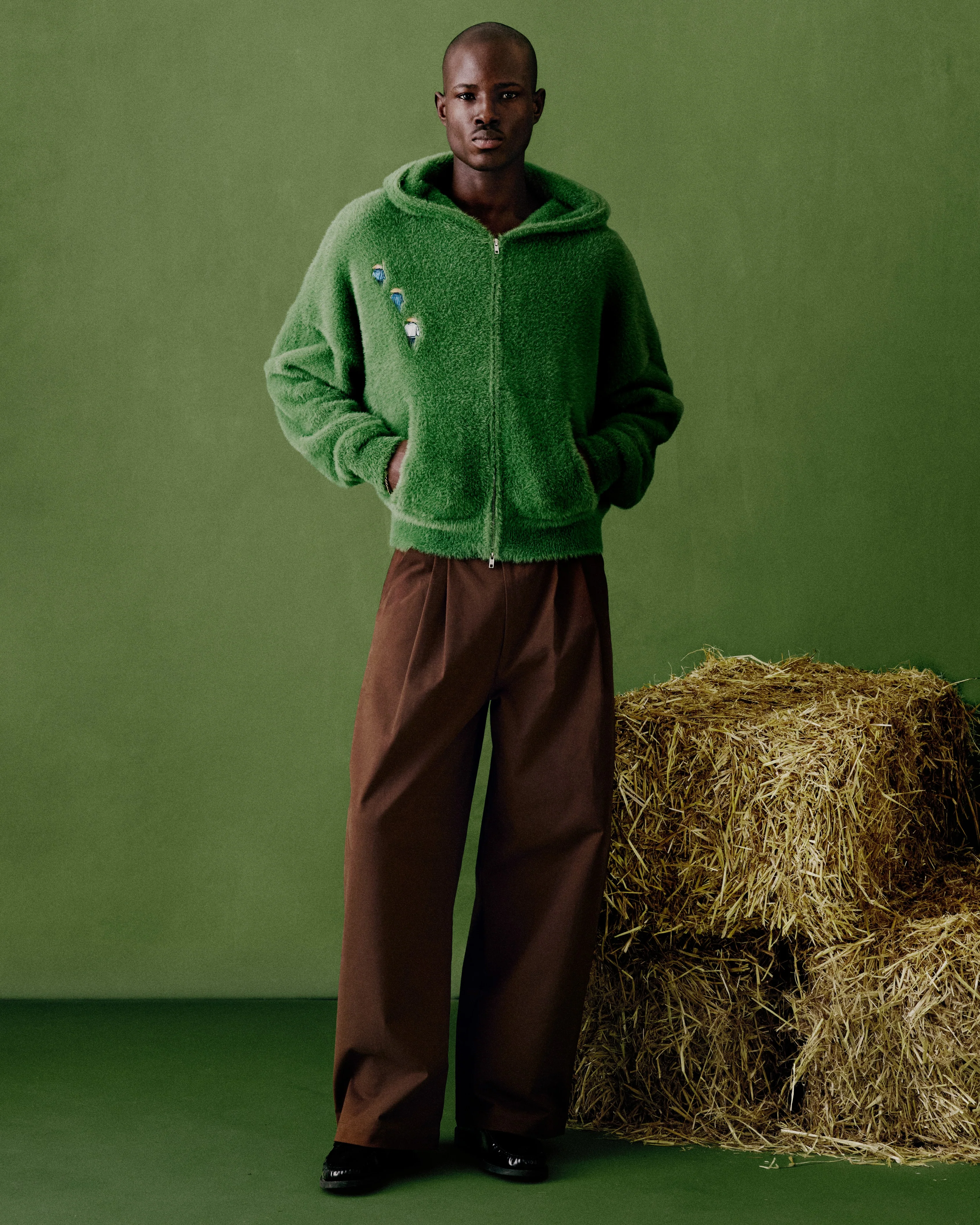 SHAGGY KNITTED EXPLORERS HOODIE - Image 7