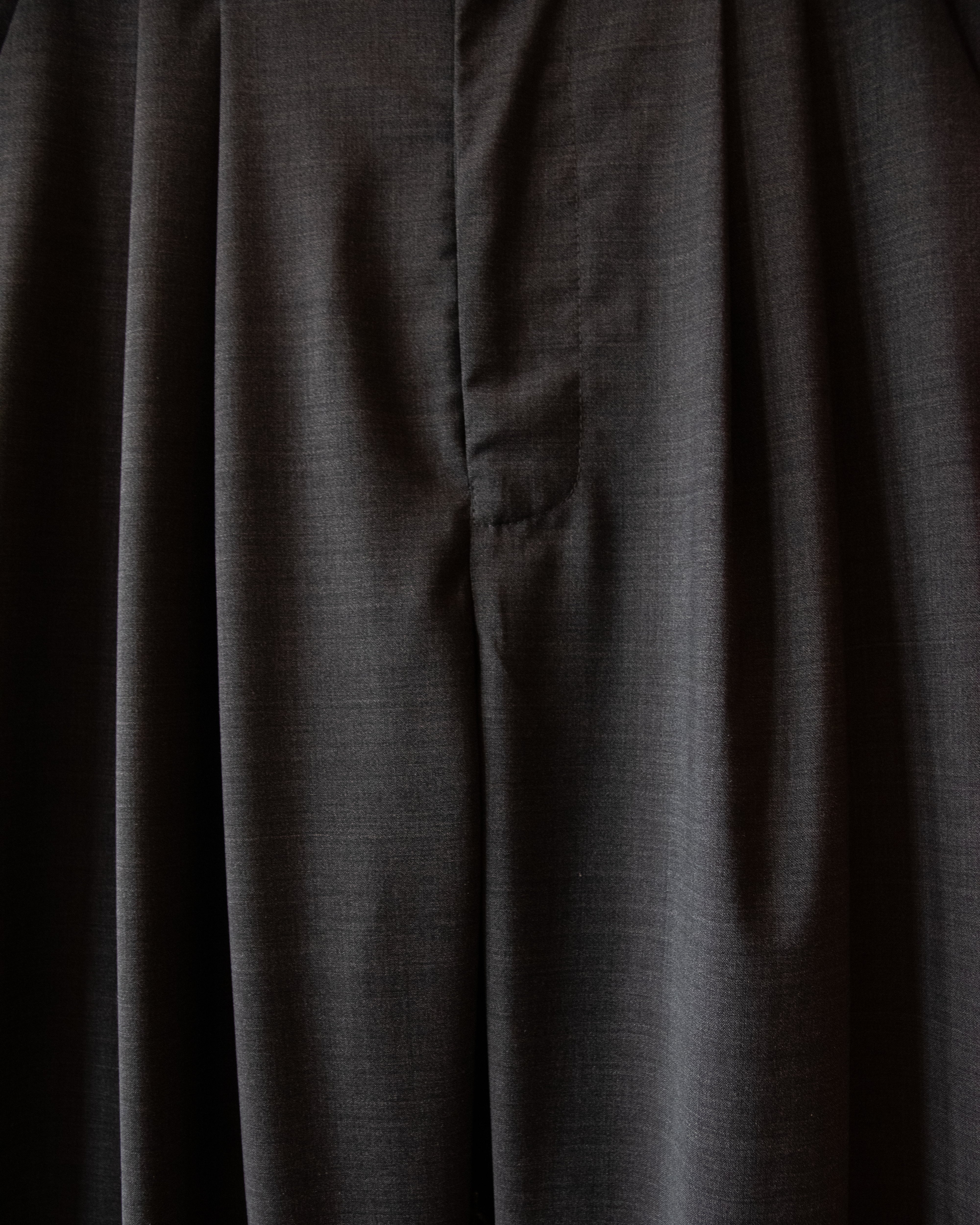 PLEATED WOOL FLOCK TROUSERS - Image 4