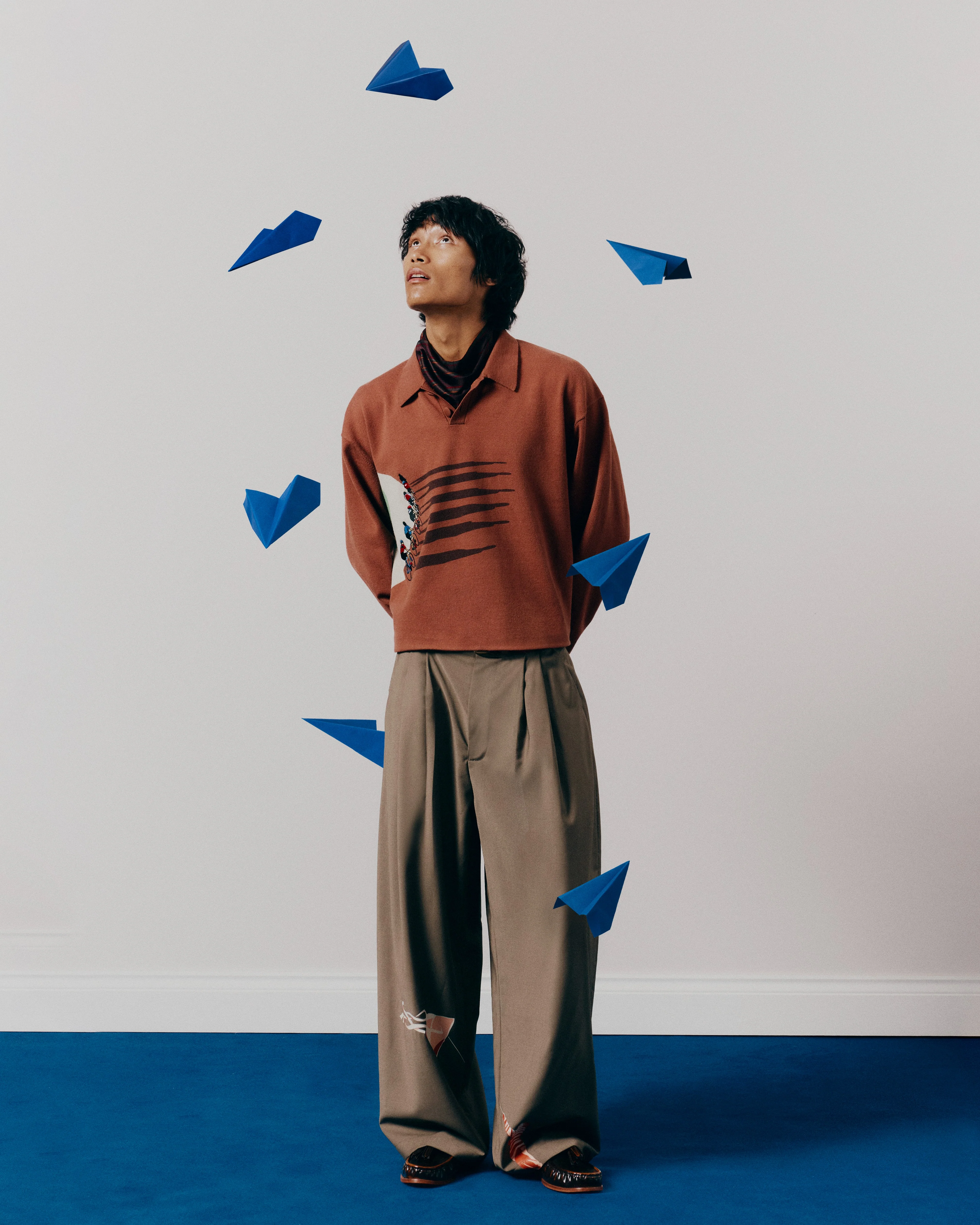 FINE KNIT CYCLING SWEATER - Image 8