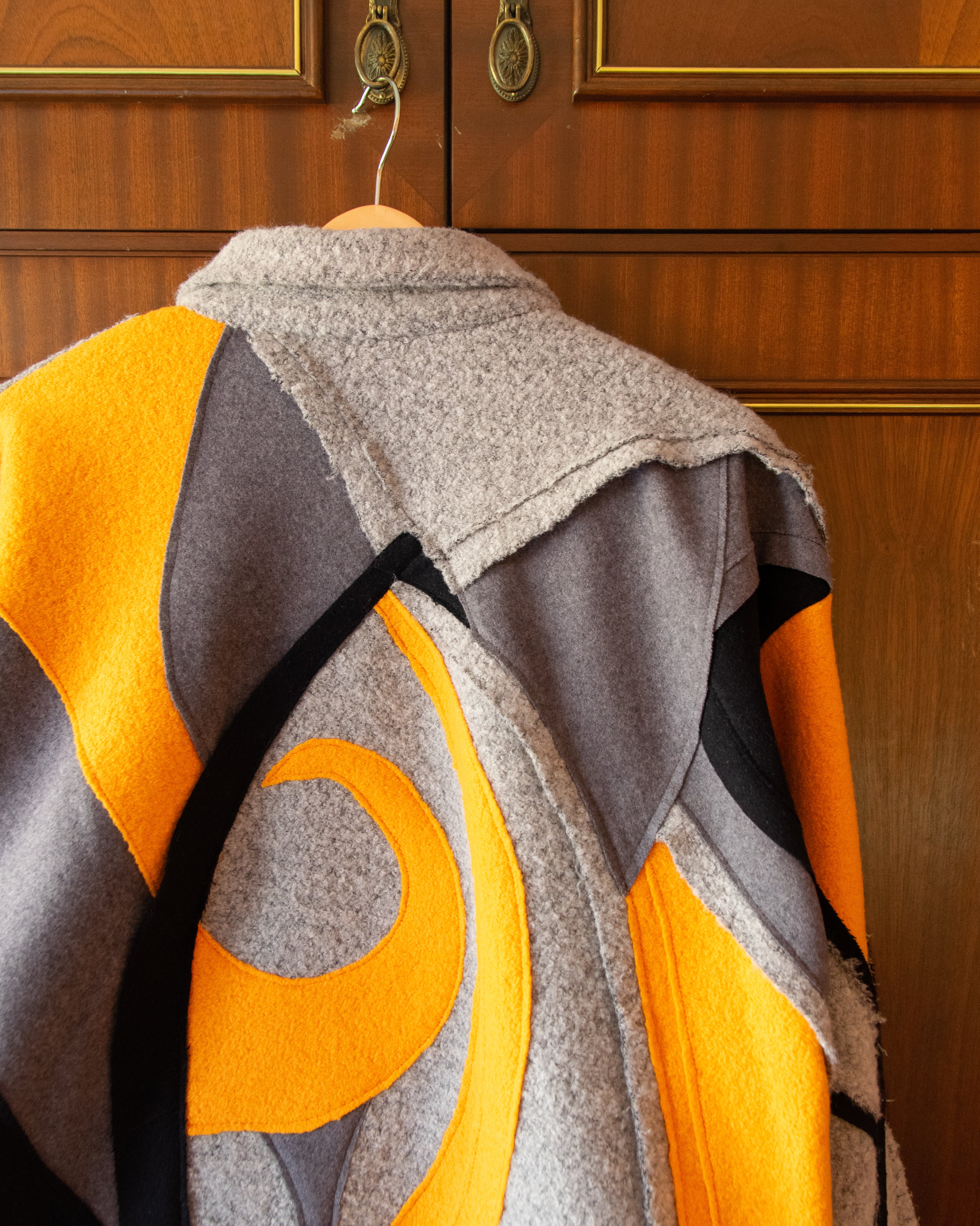 WOOL PATCHWORK JACKET - Image 5