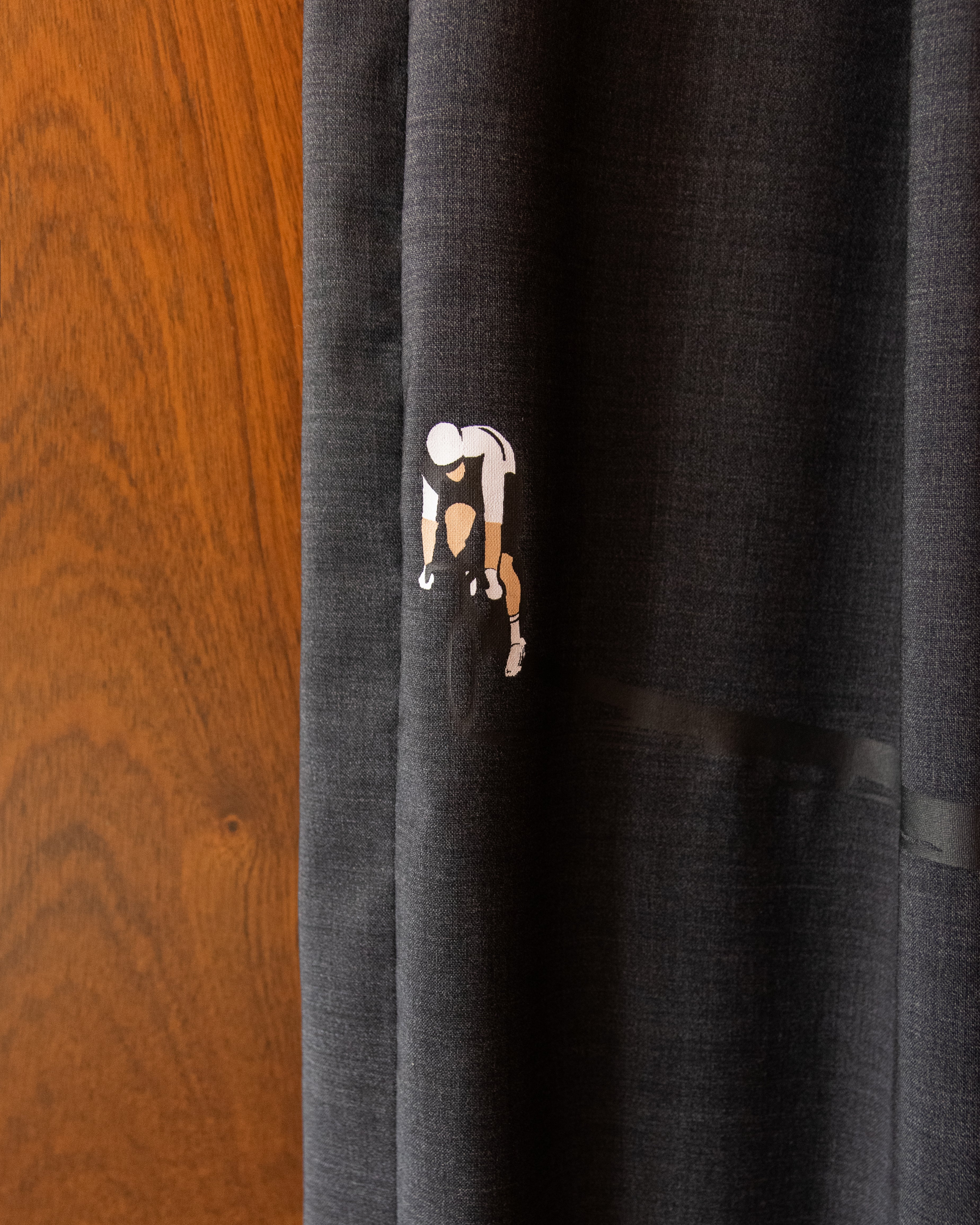 WOOL PLEATED CYCLIST TROUSERS - Image 3