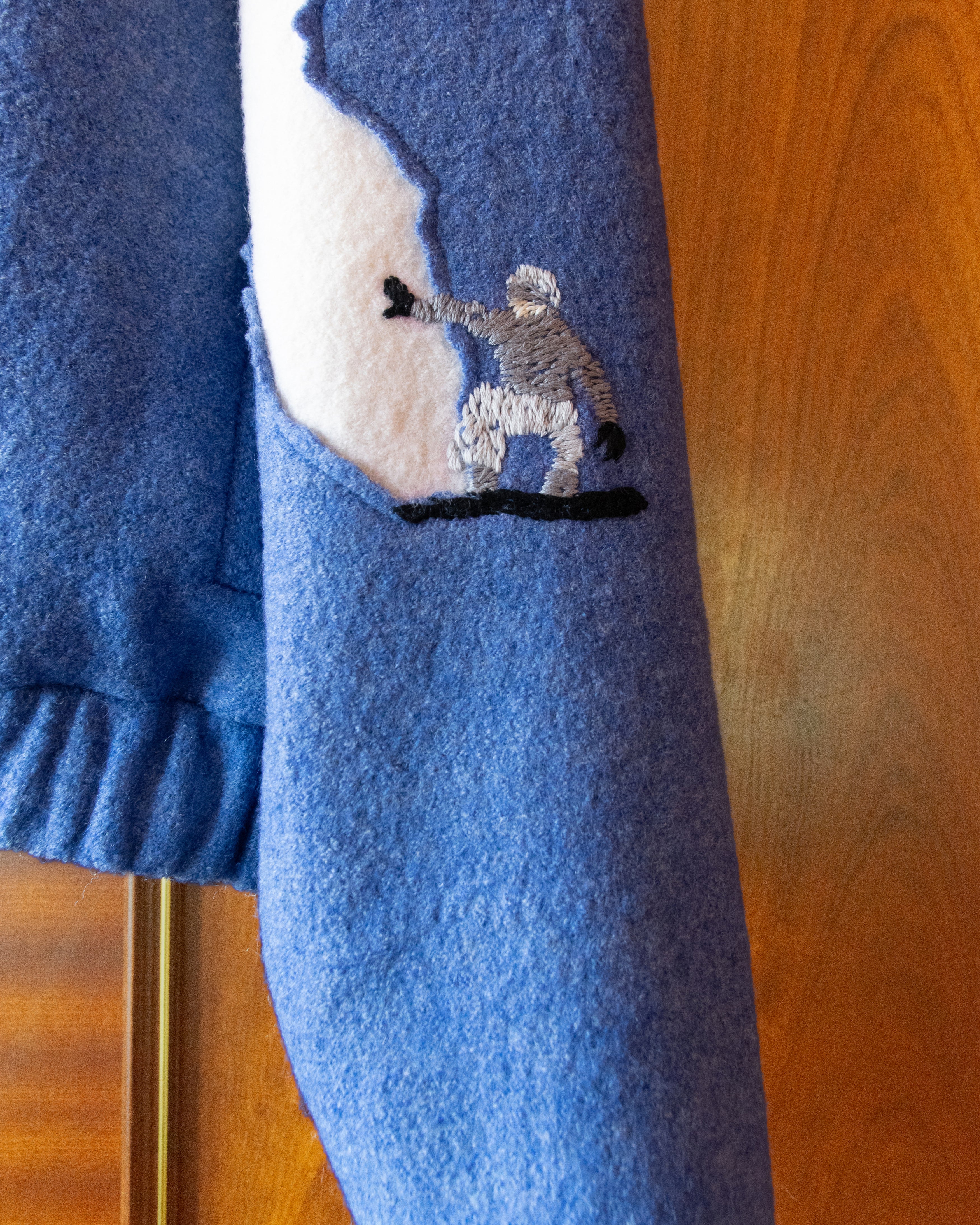 WOOL 'PLANCHE A NEIGE' BOMBER - Image 6